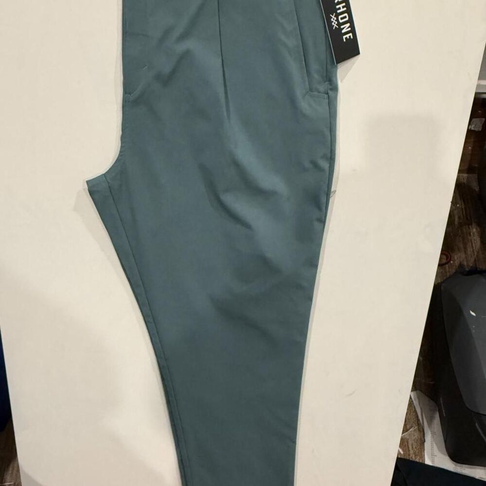 Rhone Men's Green and Blue Trousers